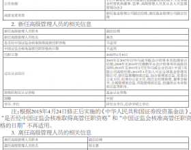 兴证全球基金新任秦杰