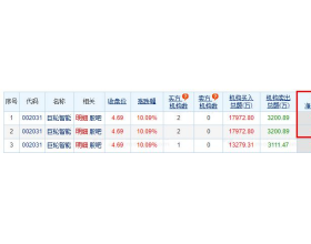 巨轮智能龙虎榜：机构