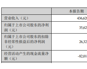 华融化学上半年扣非净