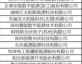  火了一整年的分布式光伏 这份优秀企业名单你值得拥有！