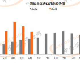 5月中国炼焦煤进口量