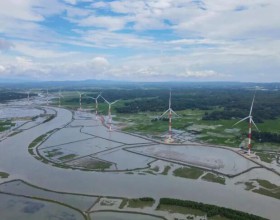  国家电投投资承建的孟加拉国首个集中式风电项目并网发电