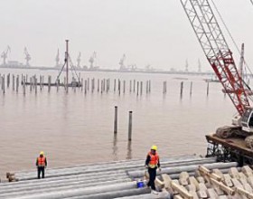  中国能建浙江火电承建的海盐开发区码头一期光伏发电项目开工