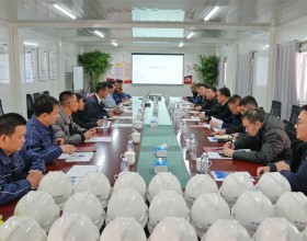  中广核集团一行领导赴若羌调研若羌1000MW风电工程项目